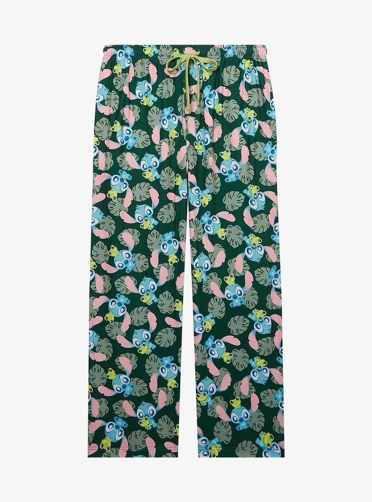 Disney Lilo & Stitch Frog Palm Frond Allover Print Sleep Pants — BoxLunch Exclusive