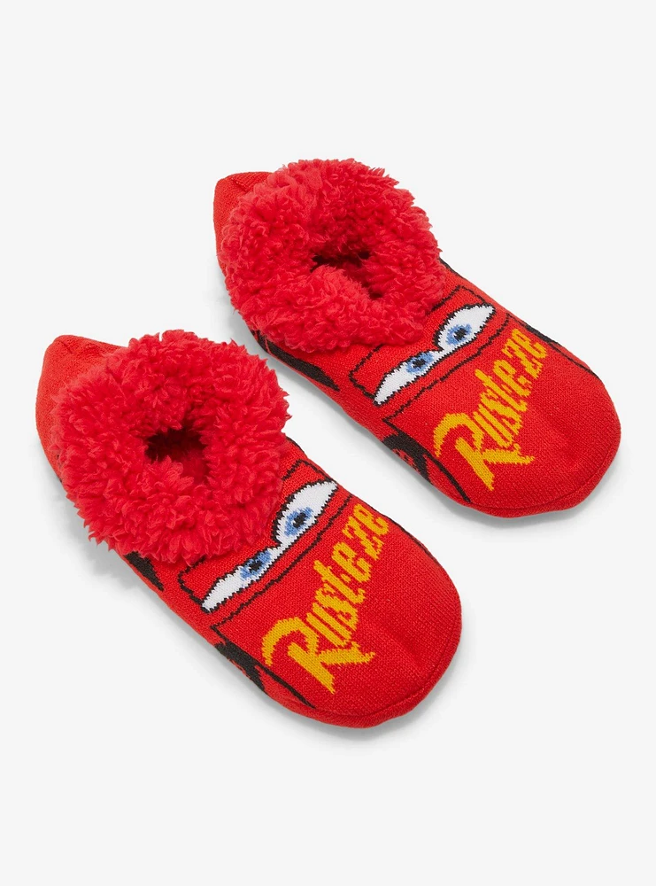 Disney Pixar Cars Lightning McQueen Slipper Socks - BoxLunch Exclusive