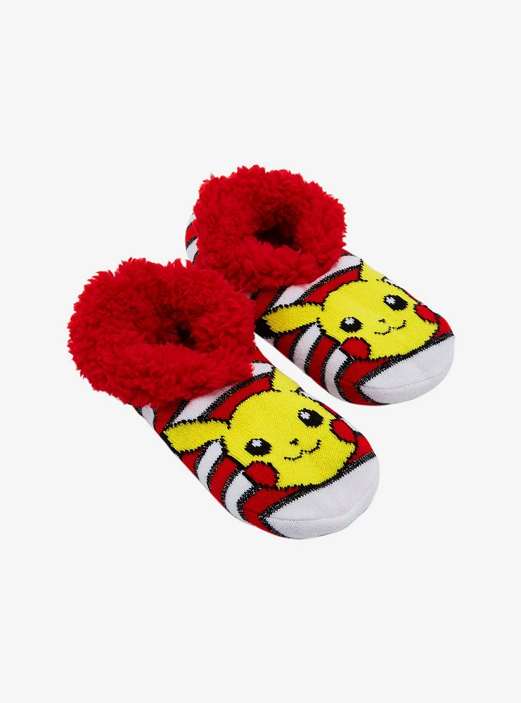 Pokémon Pikachu Striped Slipper Socks - BoxLunch Exclusive