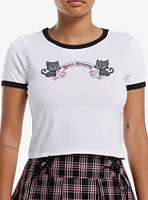 Sweet Society You're Annoying Cat Banner Girls Ringer Baby T-Shirt