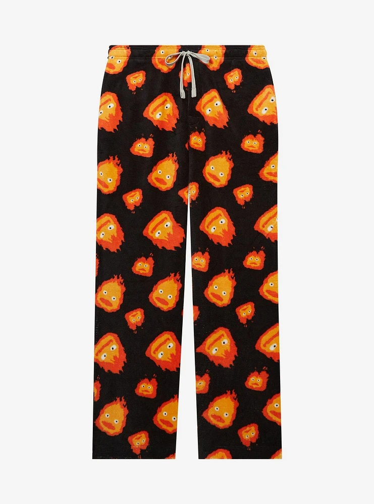 Studio Ghibli Howl's Moving Castle Calcifer Allover Print Sleep Pants — BoxLunch Exclusive