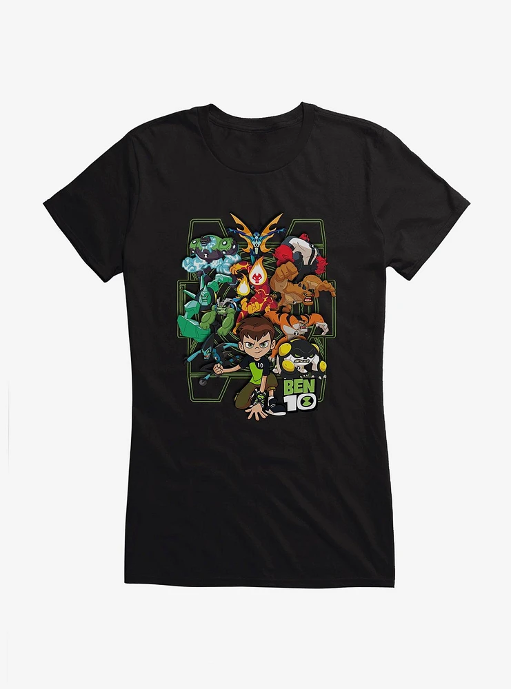 Ben 10 Ready To Go Group Girls T-Shirt