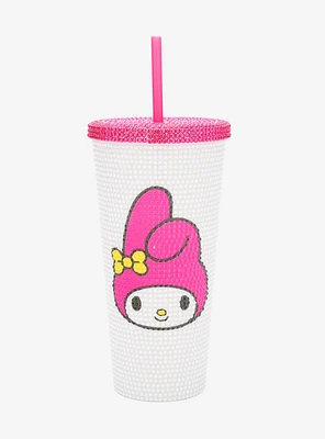 My Melody Rhinestone Sparkle Acrylic Travel Cup