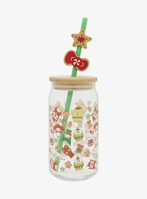 Hello Kitty And Friends Gingerbread Glass Cup