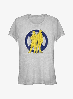 Marvel X-Men '97 Jubilee And Sunspot Team Girls T-Shirt