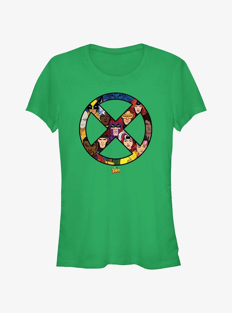 Marvel X-Men '97 Logo Collage Girls T-Shirt