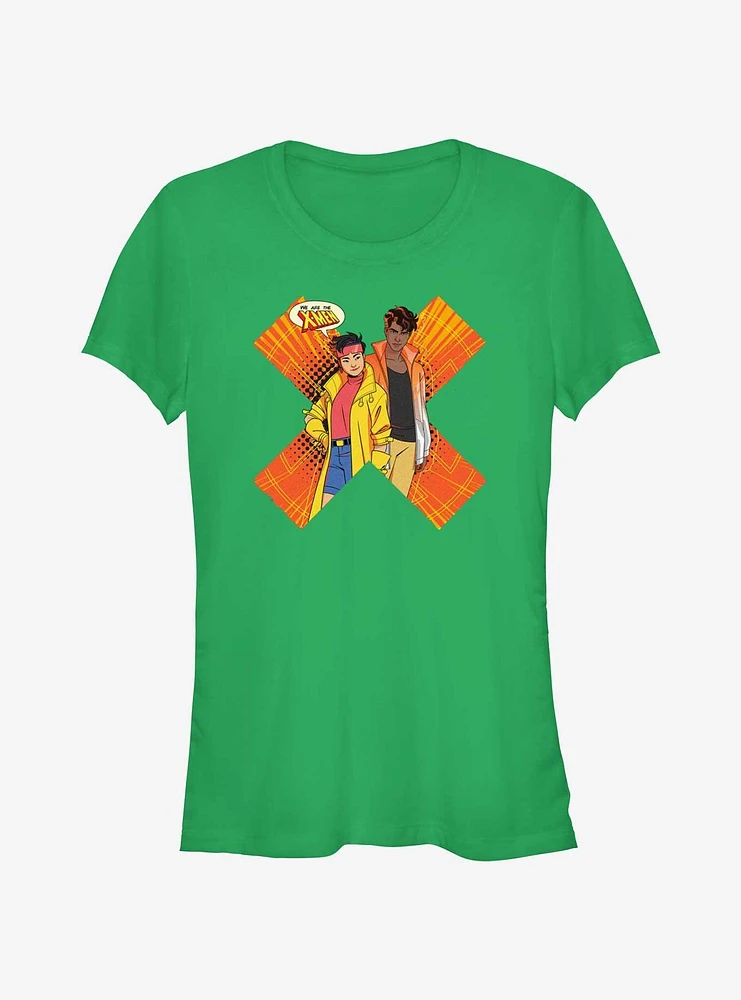 Marvel X-Men '97 Jubilee And Sunspot Girls T-Shirt