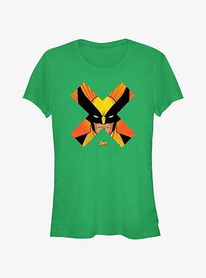 Marvel X-Men '97 Wolverine Face Girls T-Shirt