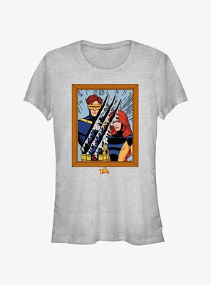 Marvel X-Men '97 Cyclops And Jean Portrait Girls T-Shirt