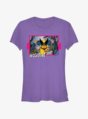 Marvel X-Men '97 Wolverine Card Girls T-Shirt