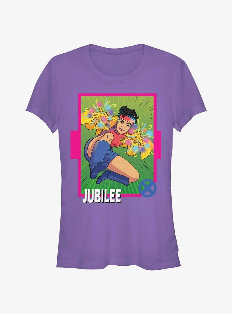 Marvel X-Men '97 Jubilee Card Girls T-Shirt