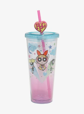 The Powerpuff Girls Pink Ombré Acrylic Travel Cup