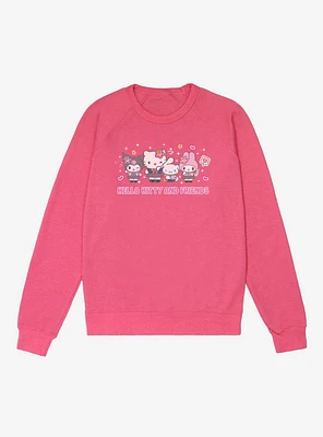 Hello Kitty & Friends Kogyaru Group French Terry Sweatshirt