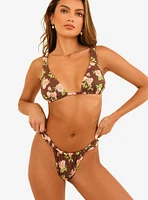 Dippin' Daisy's Descanso Tie Triangle Swim Top Rosebud