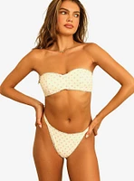 Dippin' Daisy's Bridget Bandeau Swim Top Dotted Pink