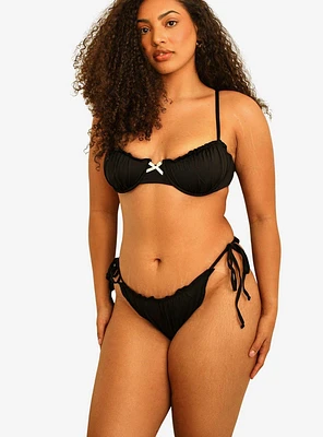 Dippin' Daisy's Love Affair Cheeky Swim Bottom Black