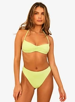 Dippin' Daisy's Seashore High Waist Cheeky Swim Bottom Green Tea