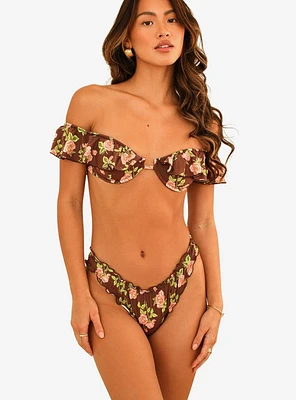 Dippin' Daisy's Kate Off Shoulder Underwire Swim Top Rosebud