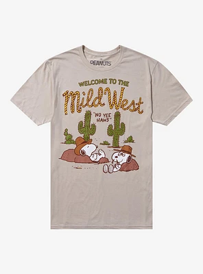 Peanuts Snoopy & Spike Mild West T-Shirt