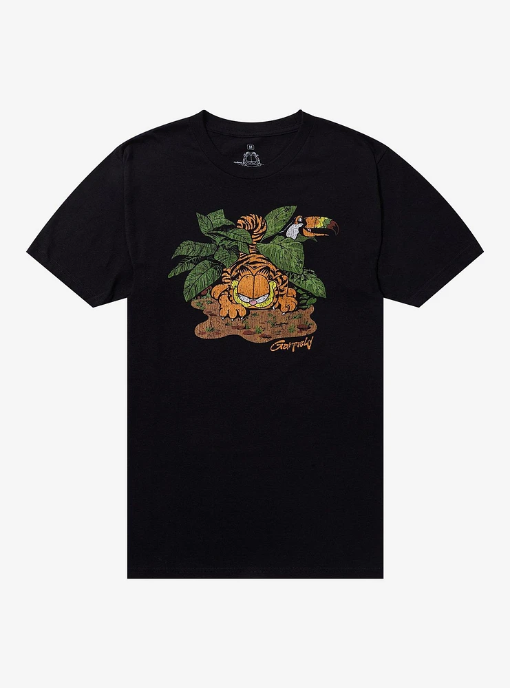 Garfield Jungle Vintage Print T-Shirt