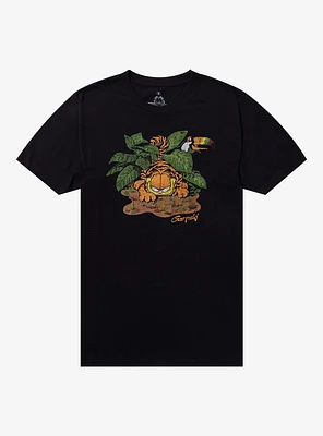 Garfield Jungle Vintage Print T-Shirt