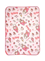 My Melody Treats Throw Blanket