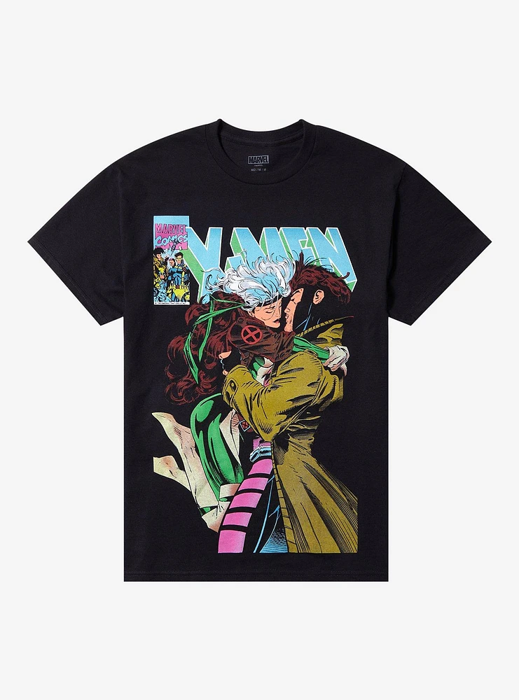 Marvel X-Men Rogue & Gambit Comic Cover T-Shirt