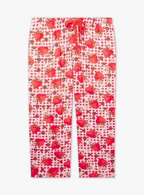 Strawberry Shortcake Gingham Berry Allover Print Women's Plus Sleep Pants — BoxLunch Exclusive