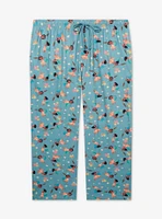 Disney Moana Floral Allover Print Women's Plus Sleep Pants - BoxLunch Exclusive