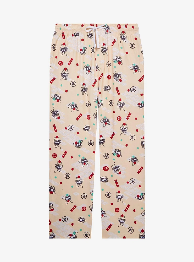 Studio Ghibli Spirited Away Soot Sprites Allover Print Sleep Pants — BoxLunch Exclusive