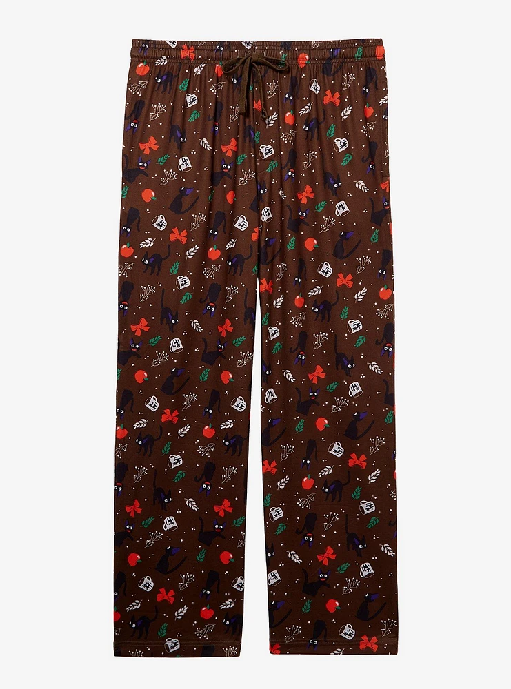 Studio Ghibli Kiki's Delivery Service Jiji Allover Print Sleep Pants — BoxLunch Exclusive