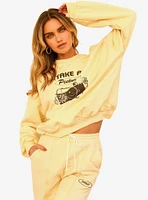 Dippin' Daisy's Take A Picture Crewneck Sweatshirt Vanilla