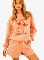 Dippin' Daisy's Love Yourself Crewneck Sweatshirt Pink Sands