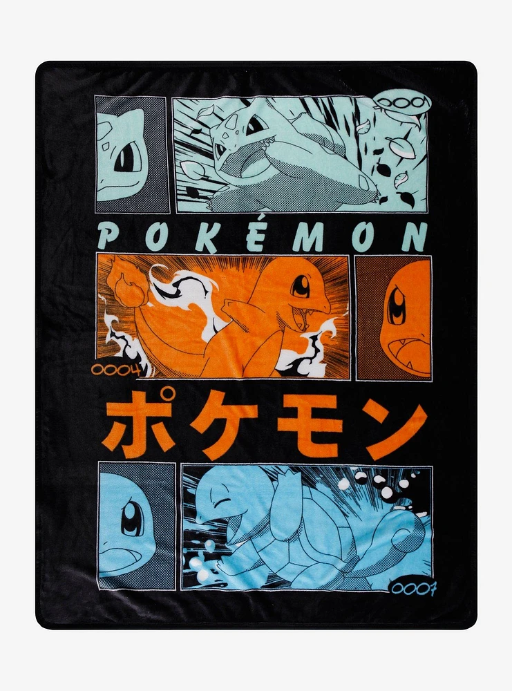 Pokemon Triple Action Throw Blanket