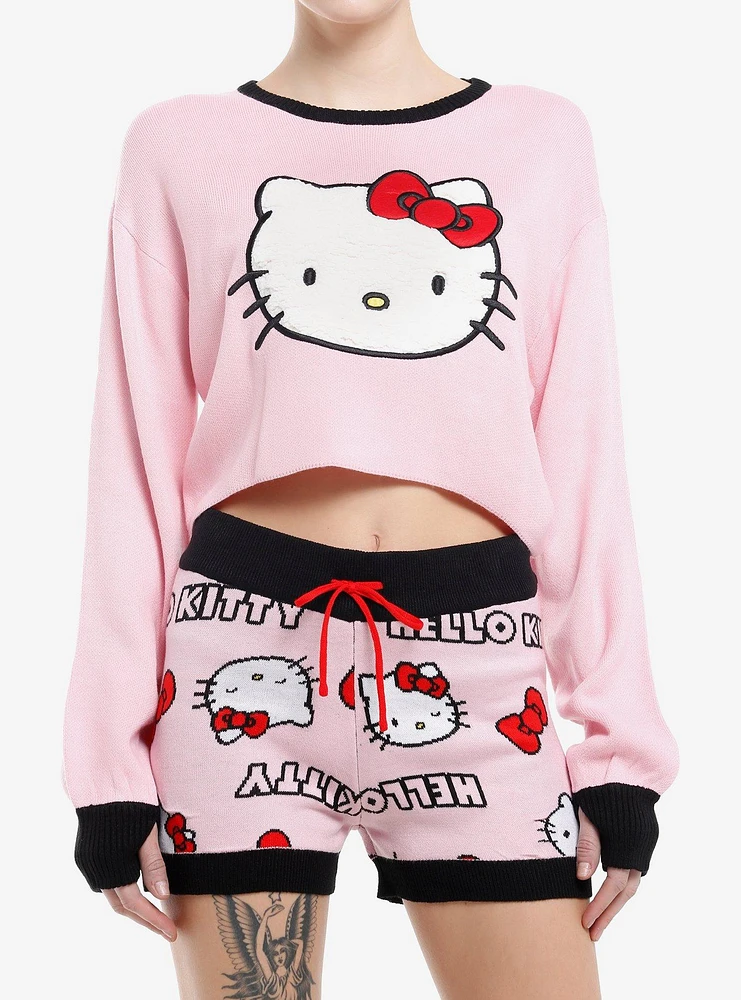 Hello Kitty Knit Girls Lounge Set