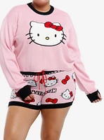 Hello Kitty Knit Girls Lounge Set Plus