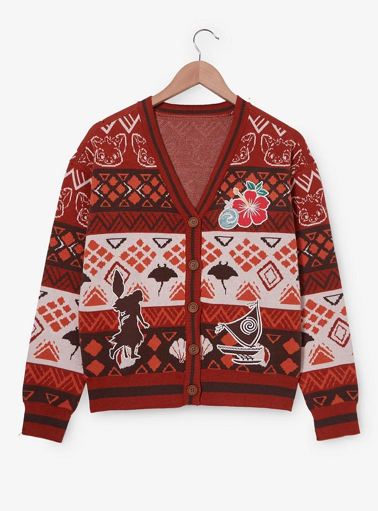 Disney Moana Icons Patterned Women's Cardigan — BoxLunch Exclusive