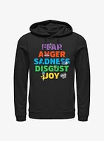 Disney Pixar Inside Out 2 All The Emotions Hoodie