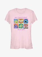 Disney Pixar Inside Out 2 My Emotions A Day Girls T-Shirt