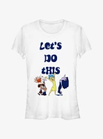 Disney Pixar Inside Out 2 Let's Do This Girls T-Shirt