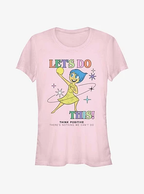 Disney Pixar Inside Out 2 Let's Do This Joy Girls T-Shirt
