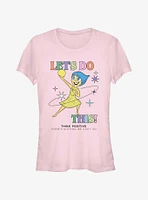 Disney Pixar Inside Out 2 Let's Do This Joy Girls T-Shirt