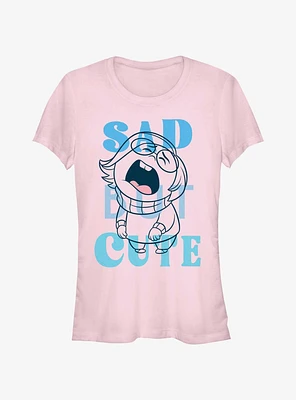 Disney Pixar Inside Out 2 Sad But Cute Girls T-Shirt
