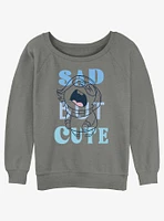 Disney Pixar Inside Out 2 Sad But Cute Girls Slouchy Sweatshirt