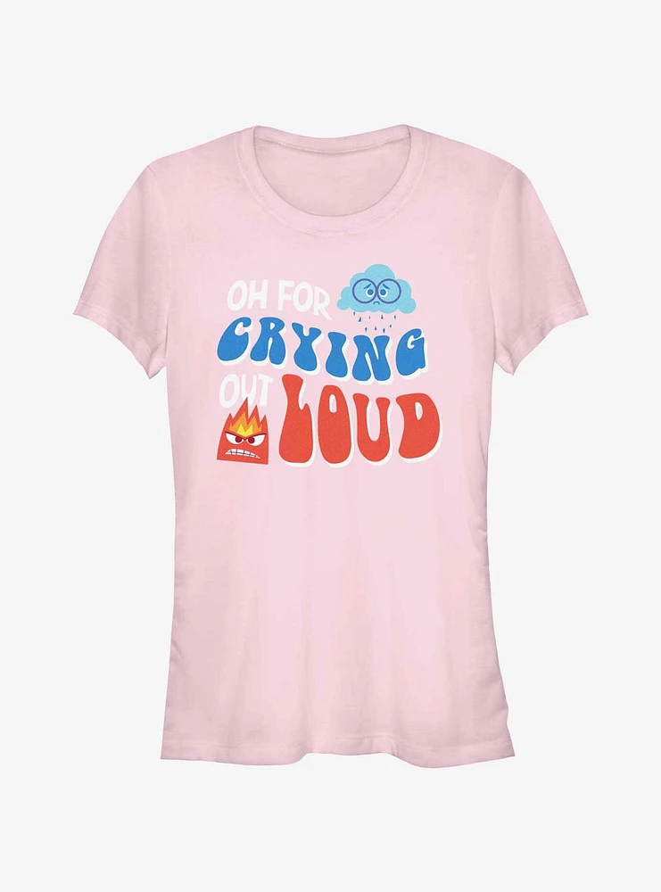 Disney Pixar Inside Out 2 Crying Loud Girls T-Shirt