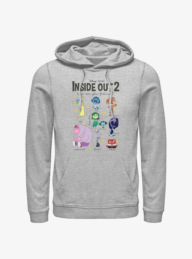 Disney Pixar Inside Out 2 Textbook Of Emotions Hoodie