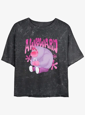 Disney Pixar Inside Out 2 Always Awkward Girls Mineral Wash Crop T-Shirt