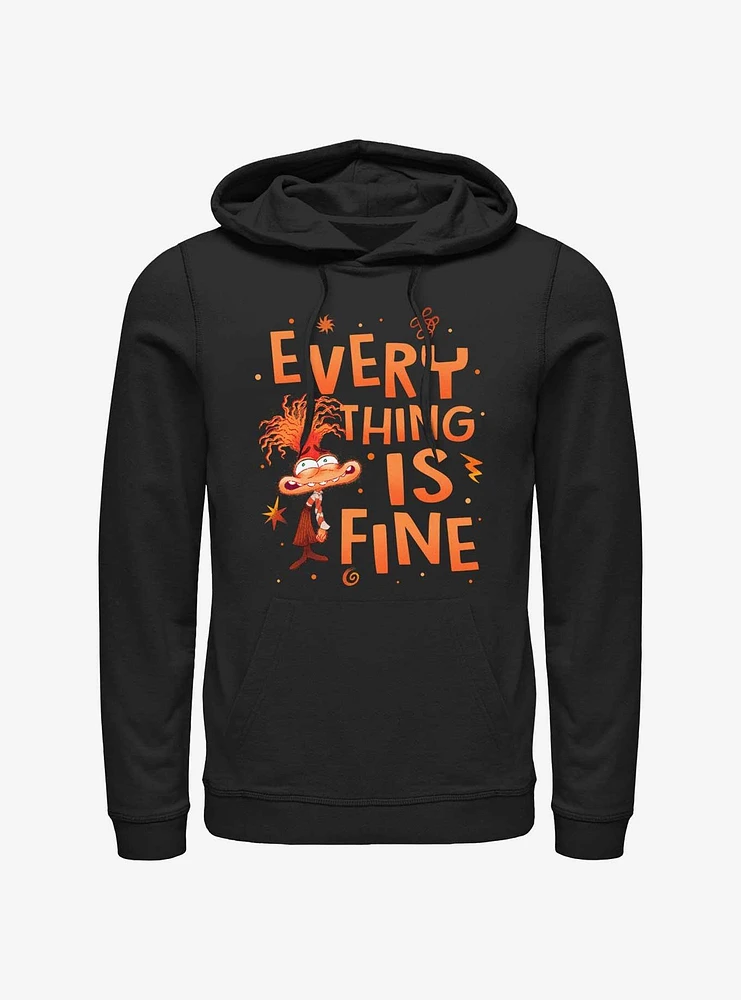 Disney Pixar Inside Out 2 This Is Fine Hoodie