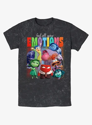 Disney Pixar Inside Out 2 Feel Your Emotions Mineral Wash T-Shirt