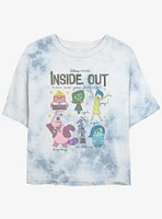Disney Pixar Inside Out 2 All The Feels Girls Tie-Dye Crop T-Shirt